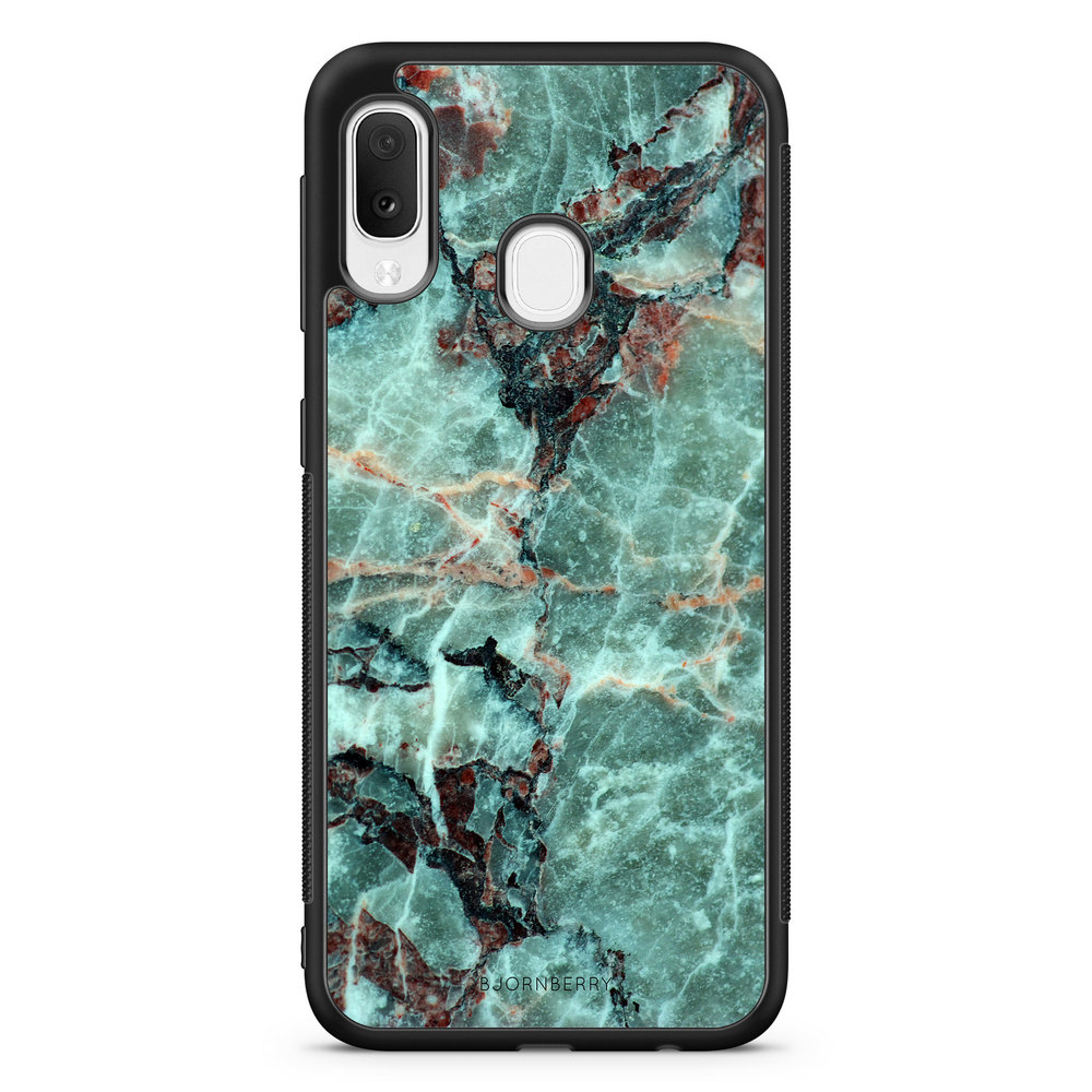 Samsung Galaxy A20e Case - Green Marble