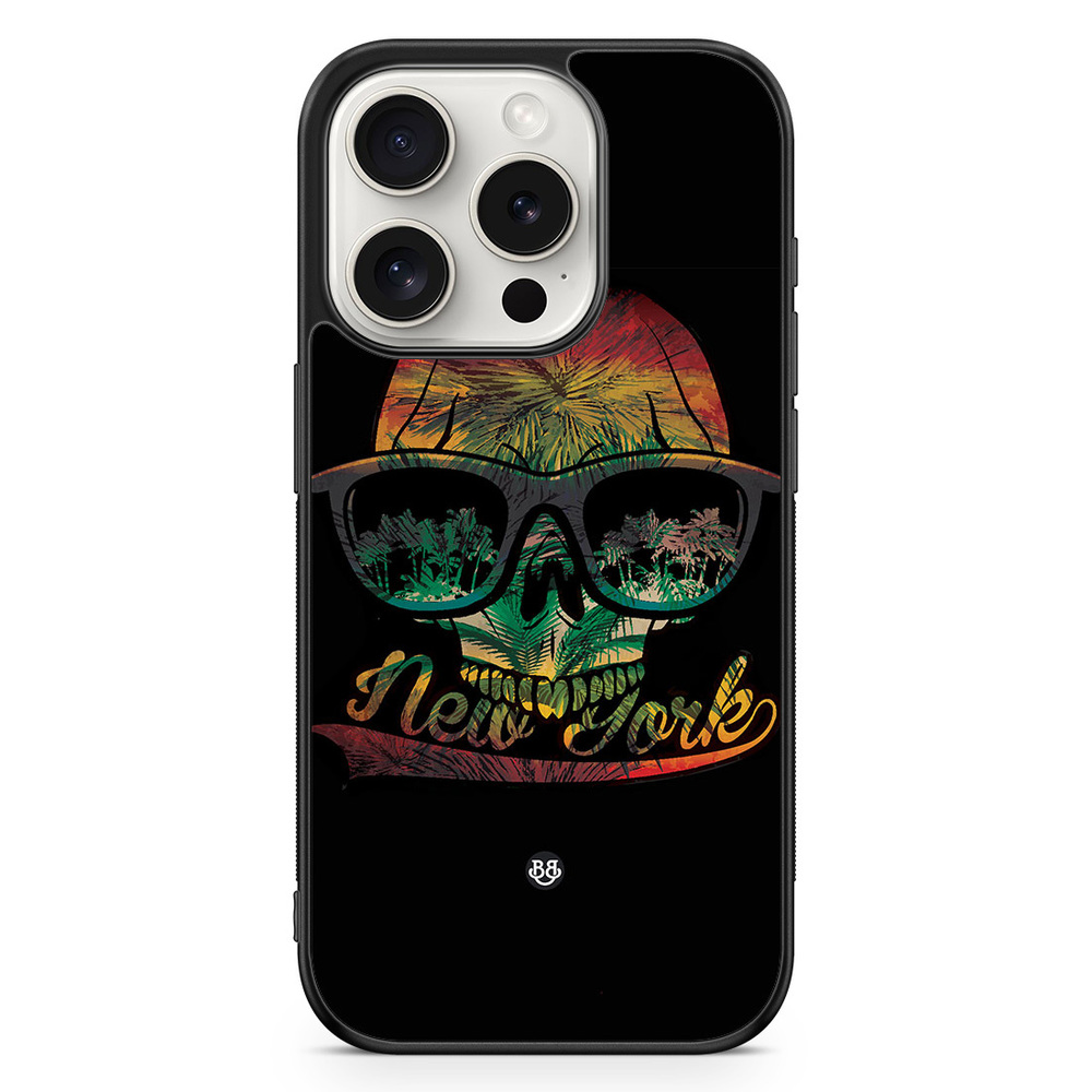 iPhone 15 Pro Case - New York Skull