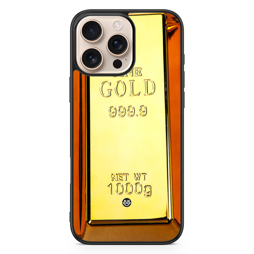 iPhone 16 Pro Max Case - Gold brick