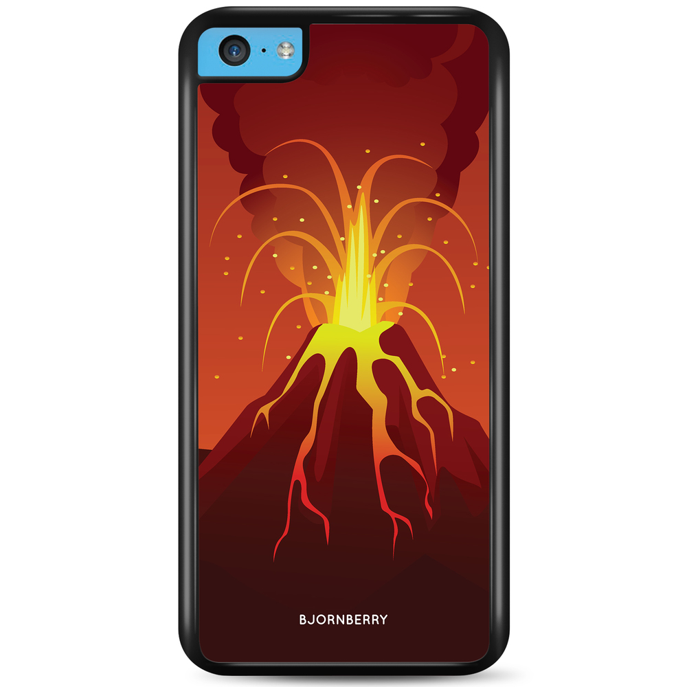 iPhone 5C Case - Cartoon Vulcano