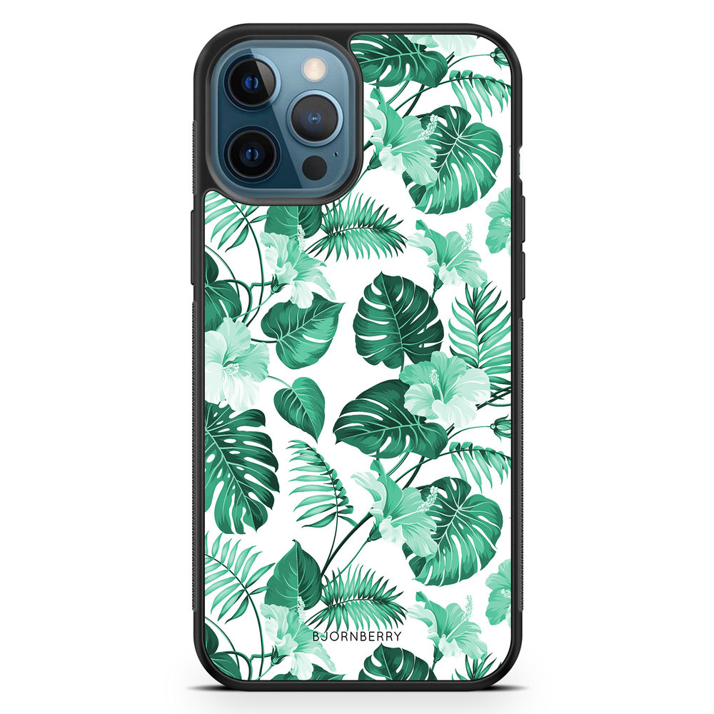 iPhone 12 Pro Case - Turquoise Flowers