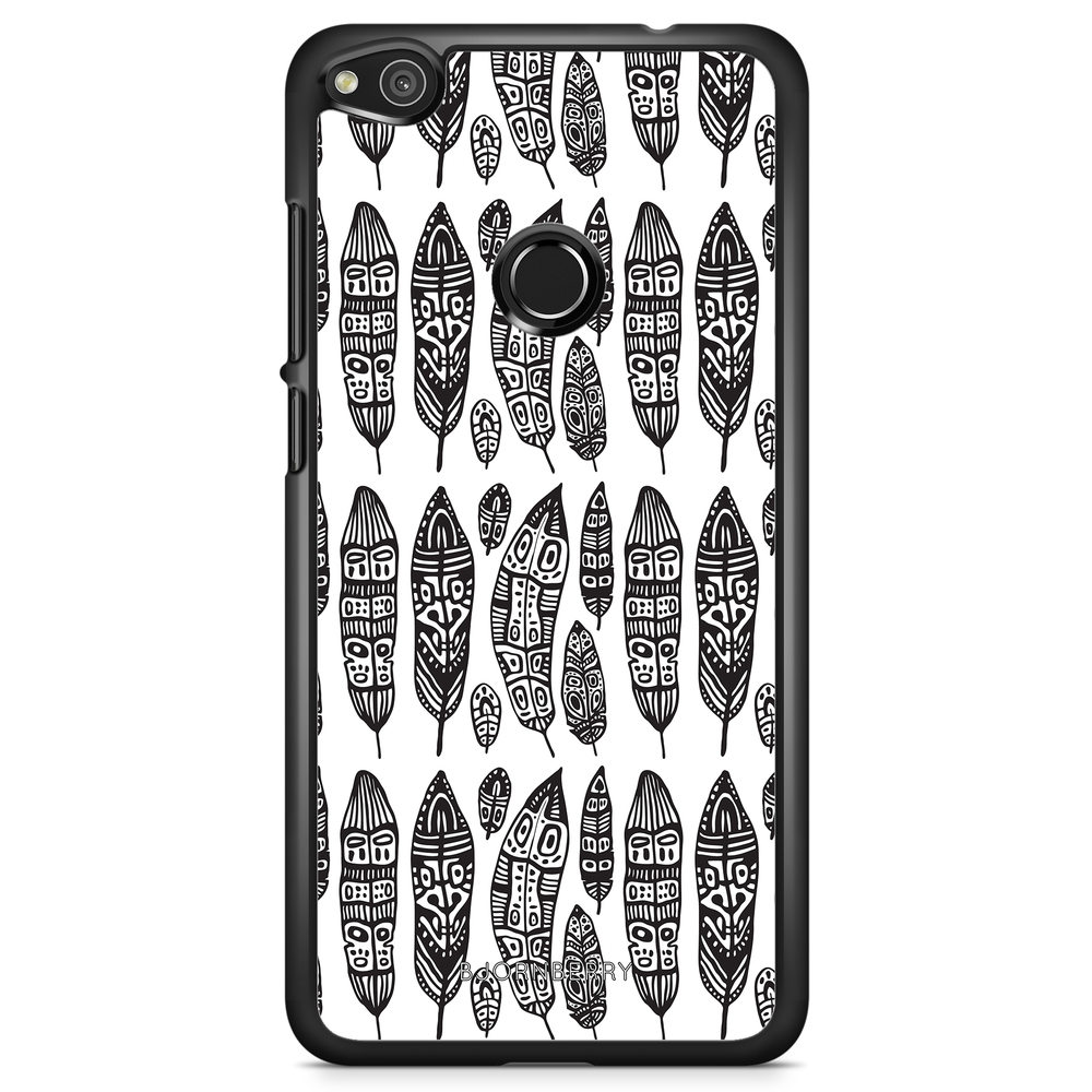 Huawei Honor 8 Lite Case - Vintage Feathers