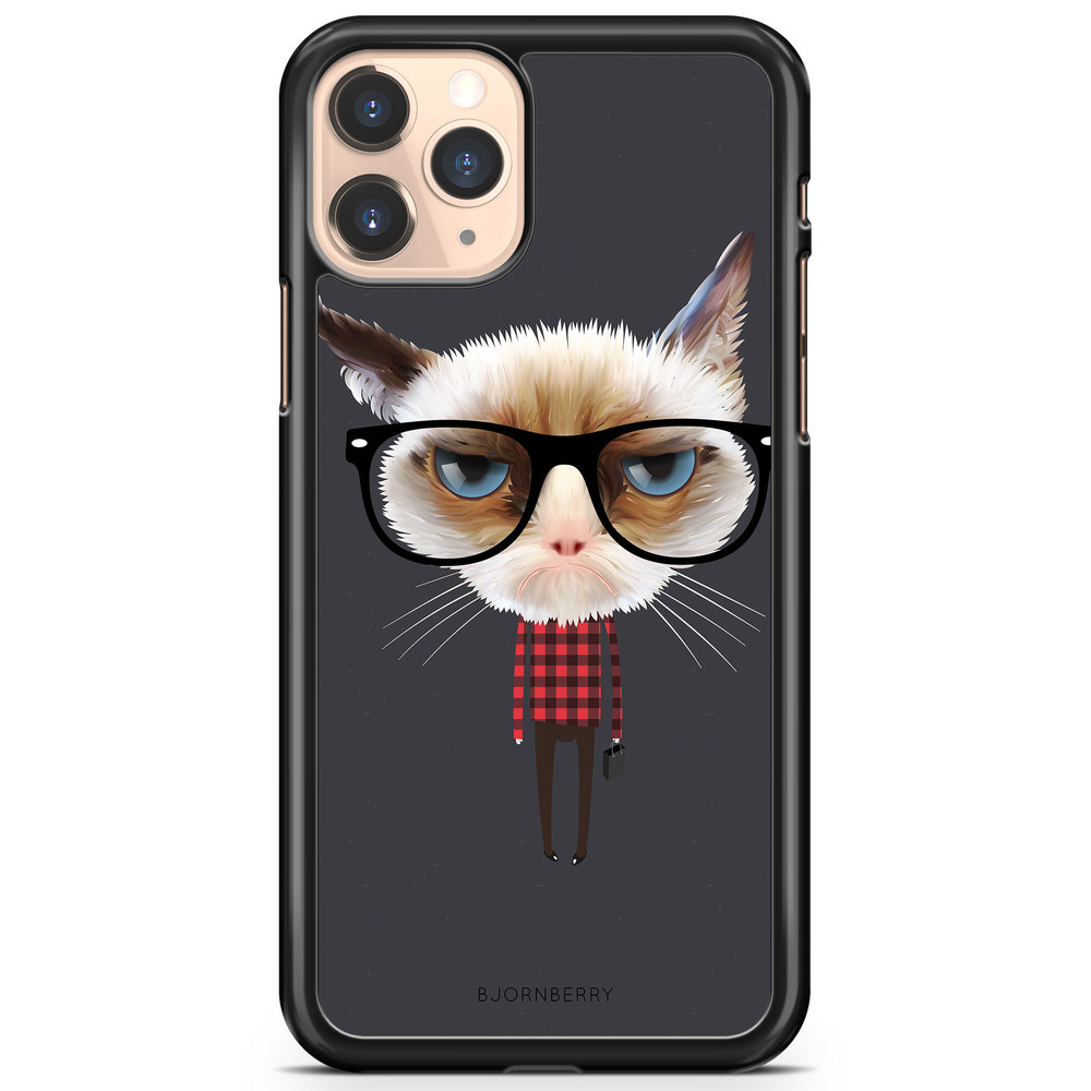 iPhone 11 Pro Case - Hipster Cat