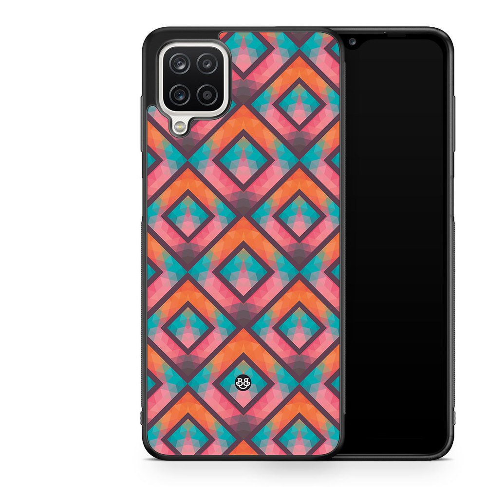Samsung Galaxy A12 Case - Retro Squares