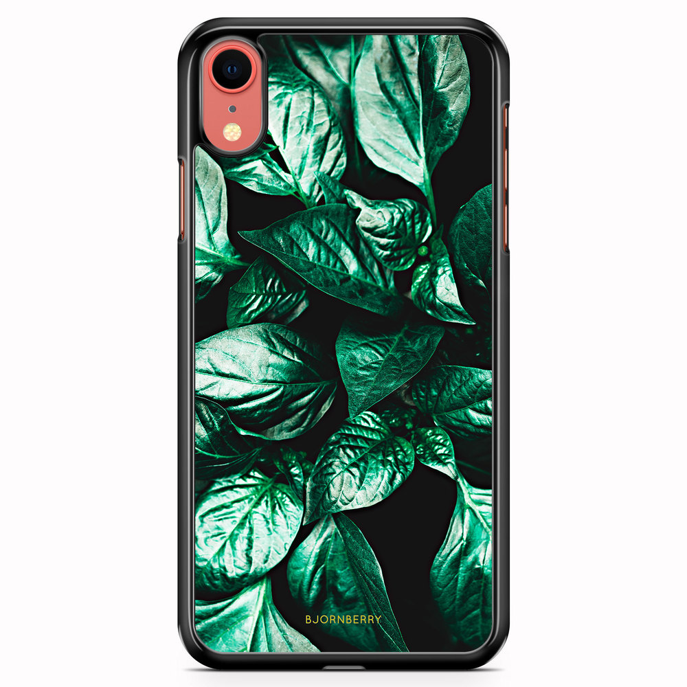 iPhone XR Case - Green Leaves