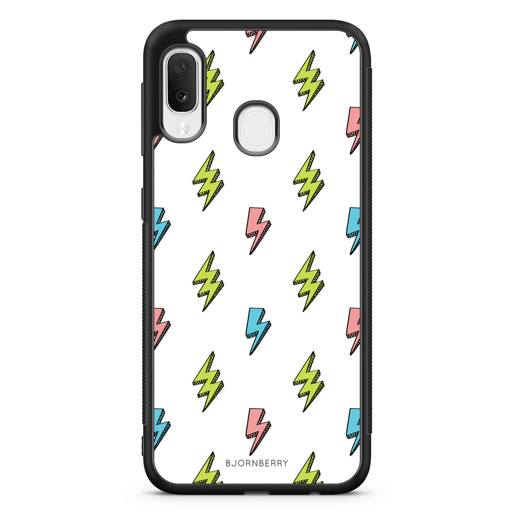 Samsung Galaxy A20e Case - Lightning Bolts
