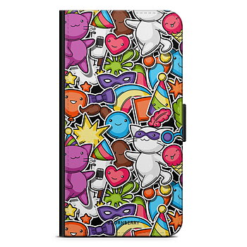 Huawei Mate 9 Pro Wallet Case - Cute Sticker