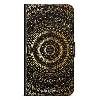 OnePlus 9 Plånboksfodral - Guld Mandala