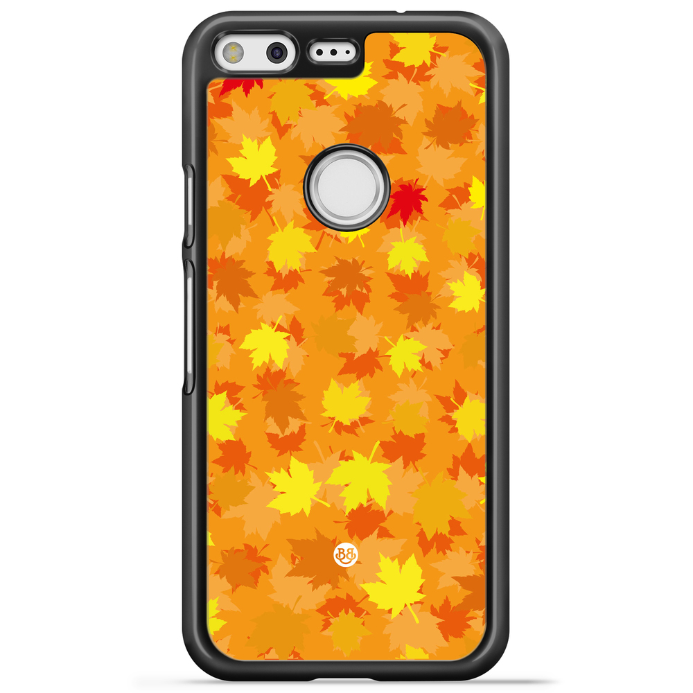 Google Pixel Case - Orange leaves