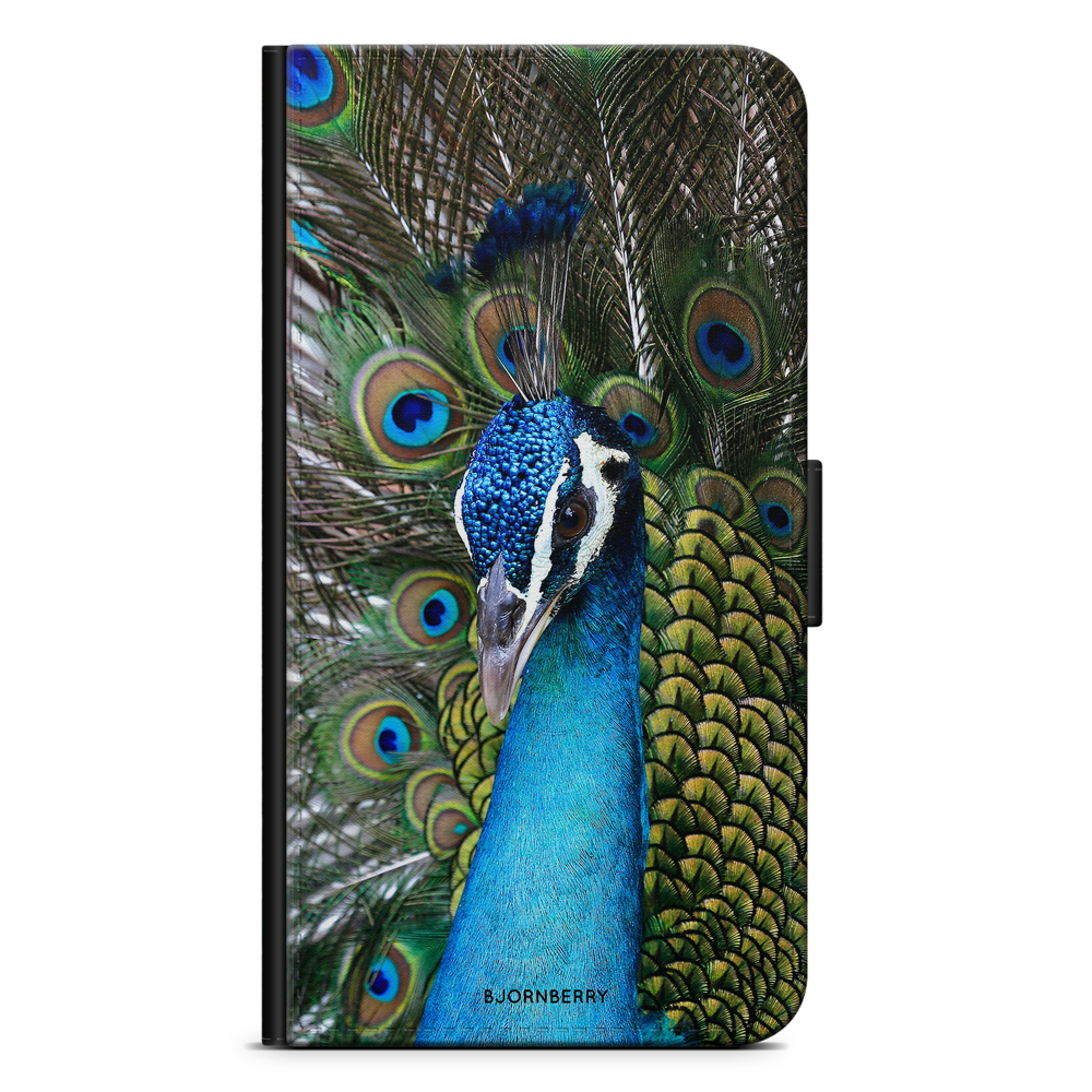 Huawei P20 Lite Wallet Case - Peacock