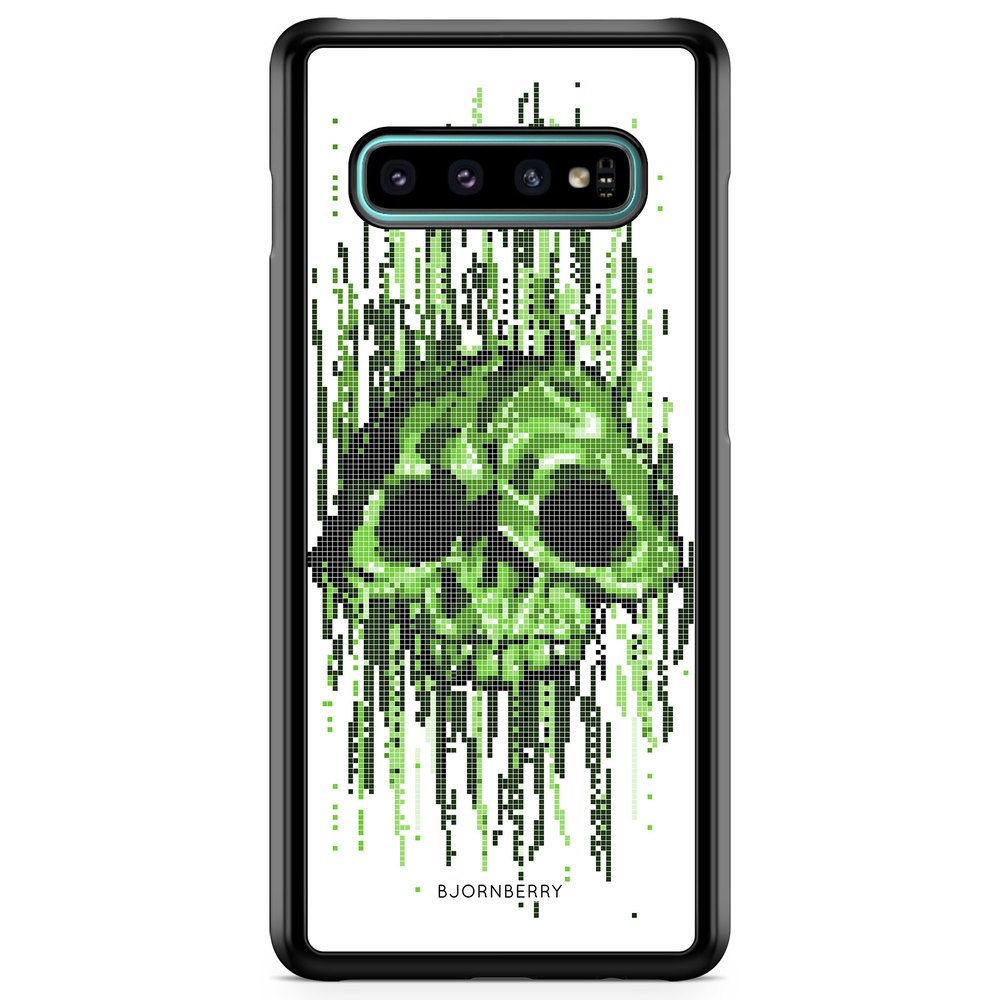 Samsung Galaxy S10 Case - Data Virus Skull