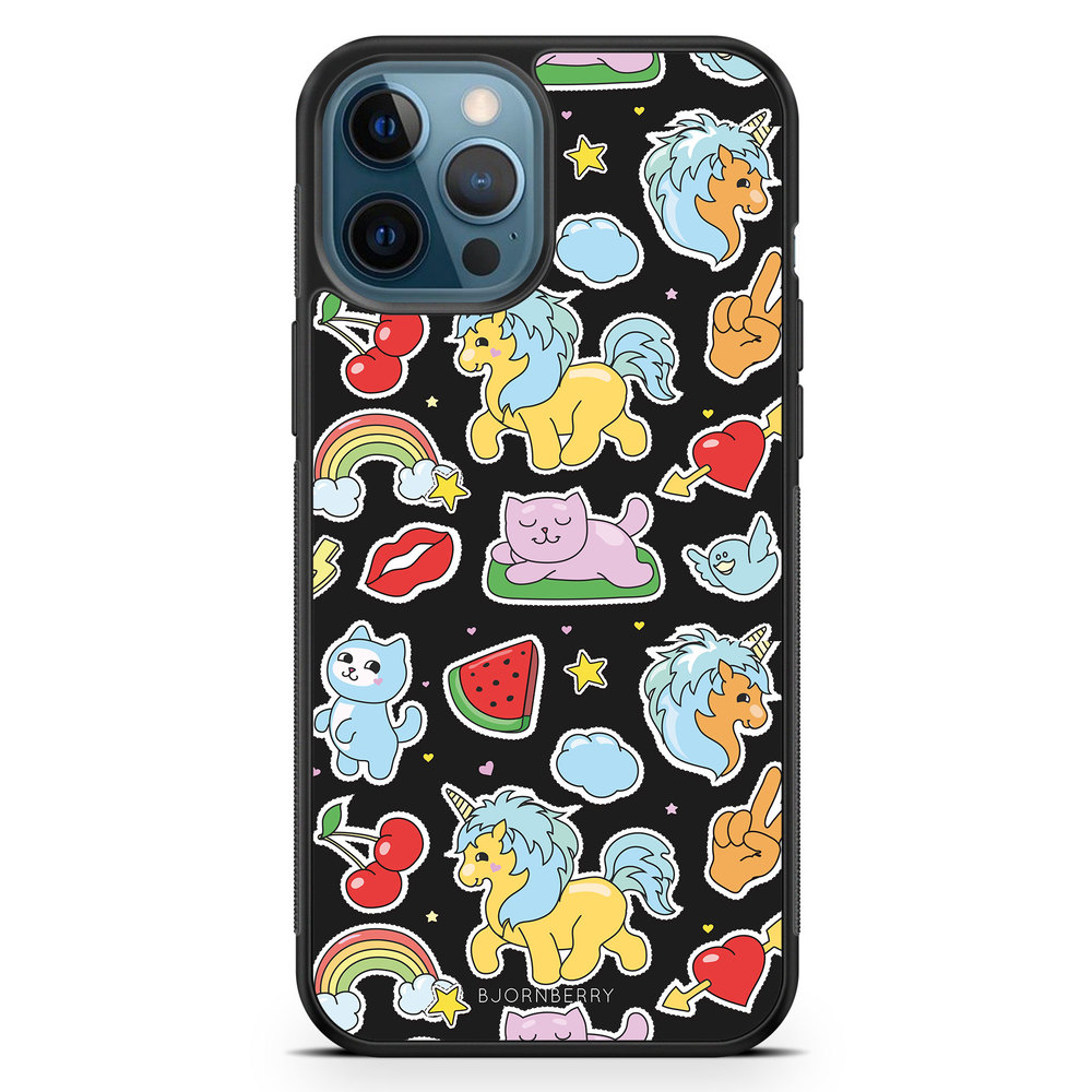 iPhone 12 Pro Case - Cute Stickers