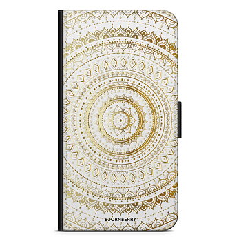 OnePlus 9 Plånboksfodral - Guld Mandala