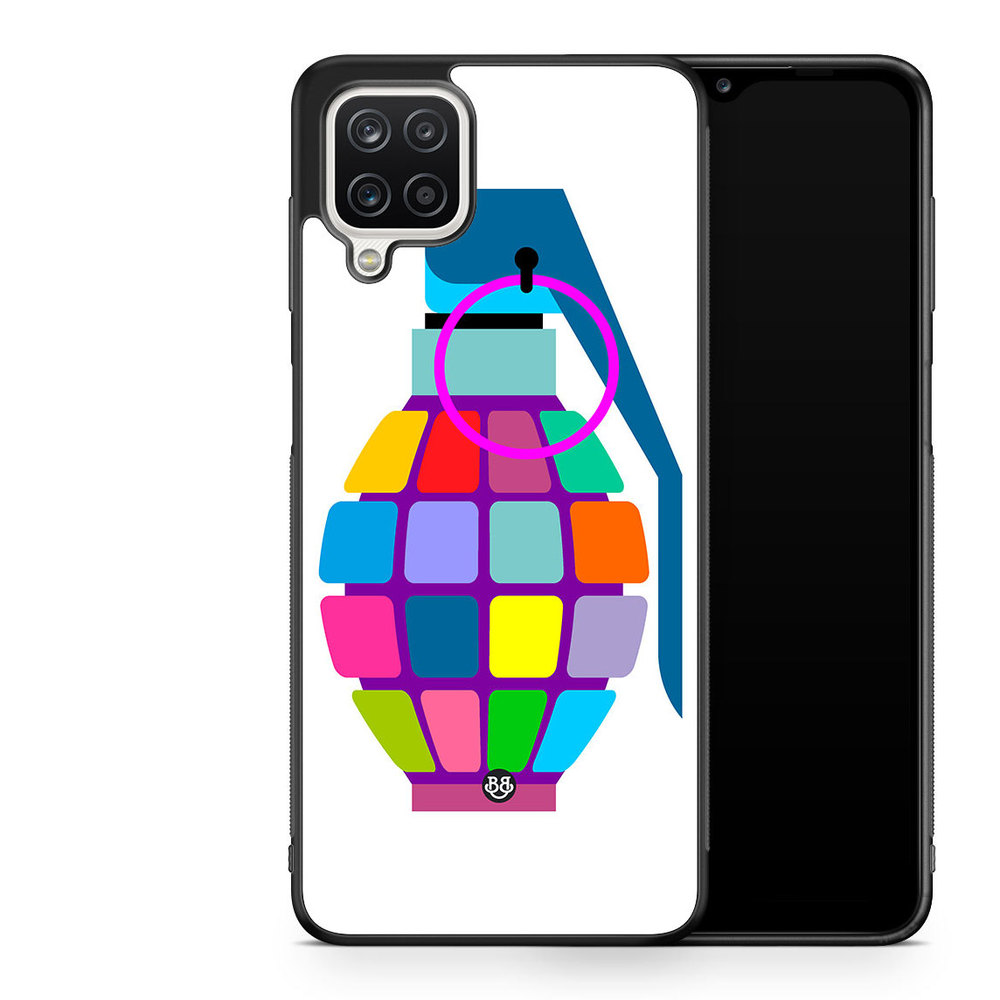 Samsung Galaxy A12 Case - Color hand grenade