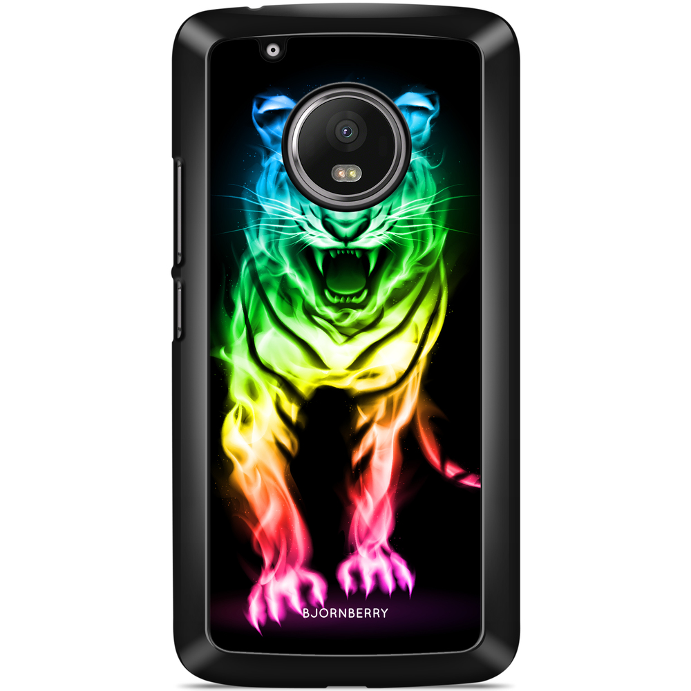 Moto G5 Plus Case - Fire Tiger