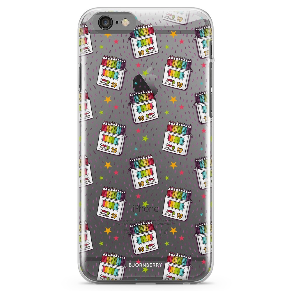 iPhone 6 Plus/6s Plus TPU Case - Pencil Sets