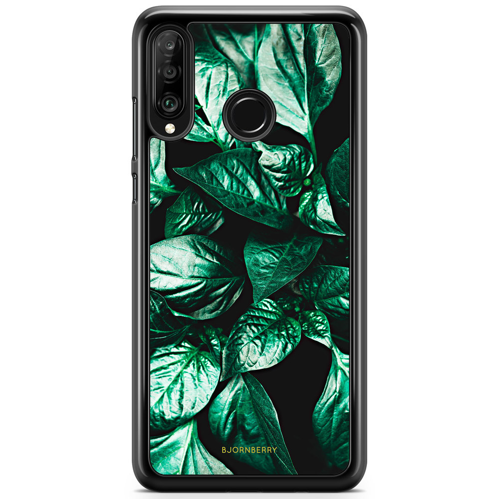 Huawei P30 Lite Case - Green Leaves