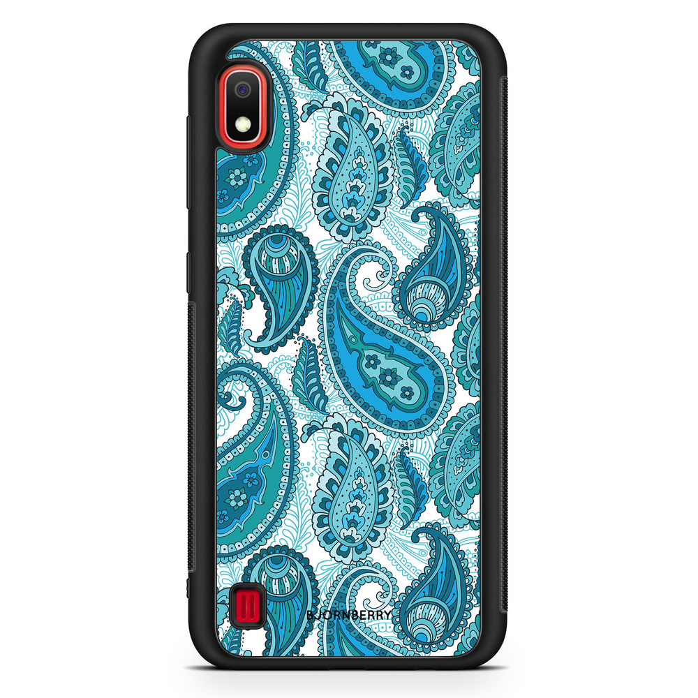 Samsung Galaxy A10 Case - Blue Paisley