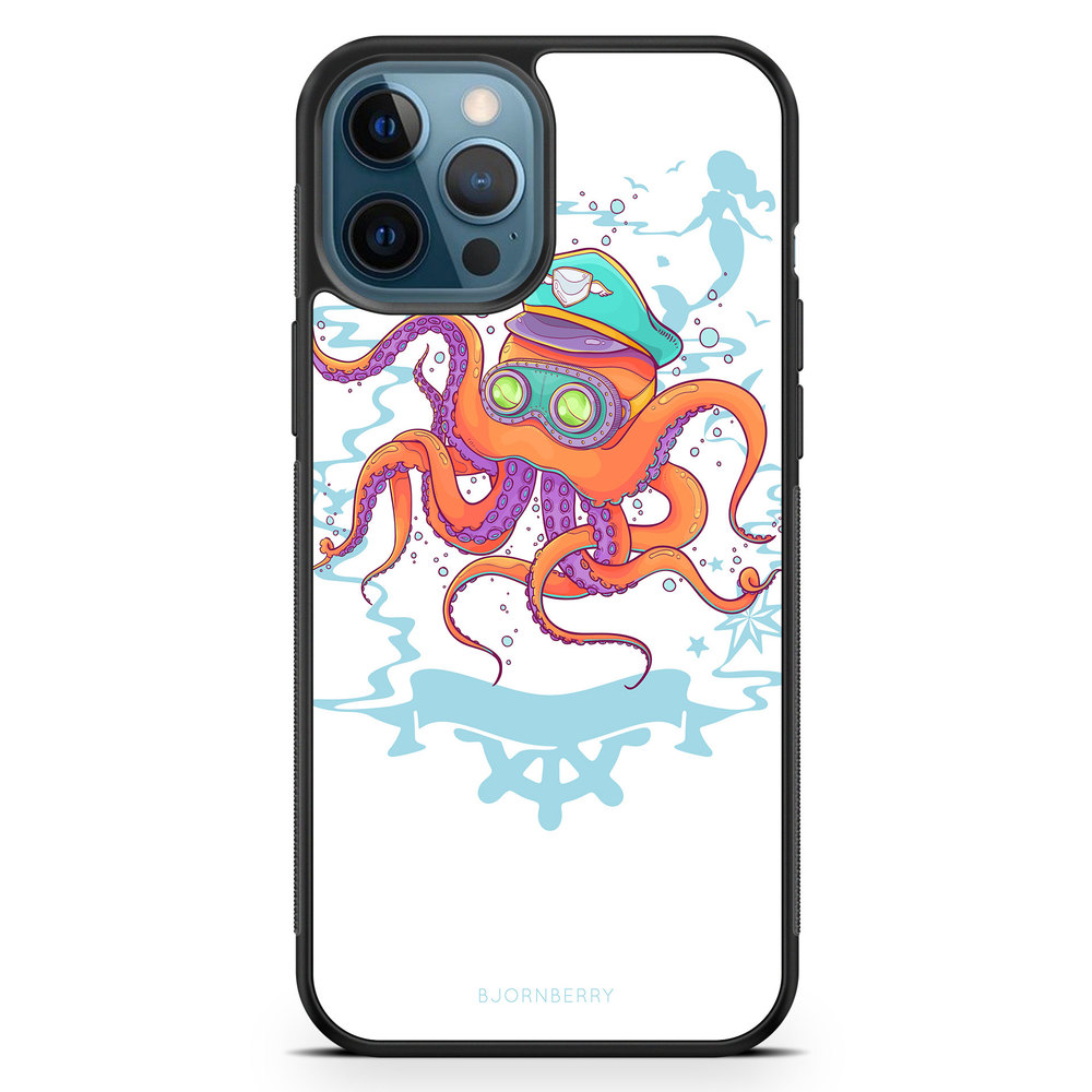 iPhone 12 Pro Case - Captain Octopus