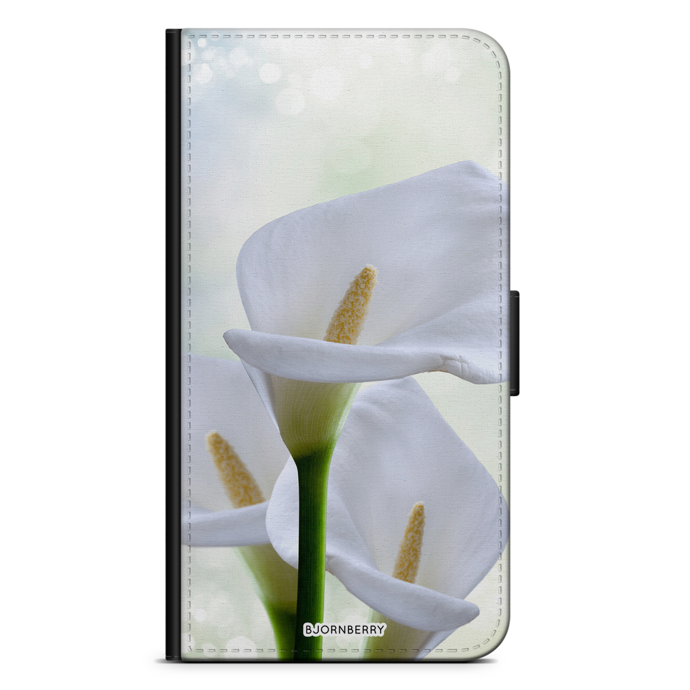 OnePlus Nord CE 5G Plånboksfodral - Vit Blomma