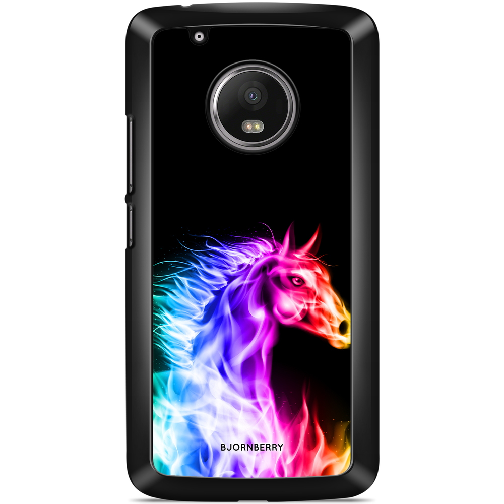 Moto G5 Plus Case - Flames Horse