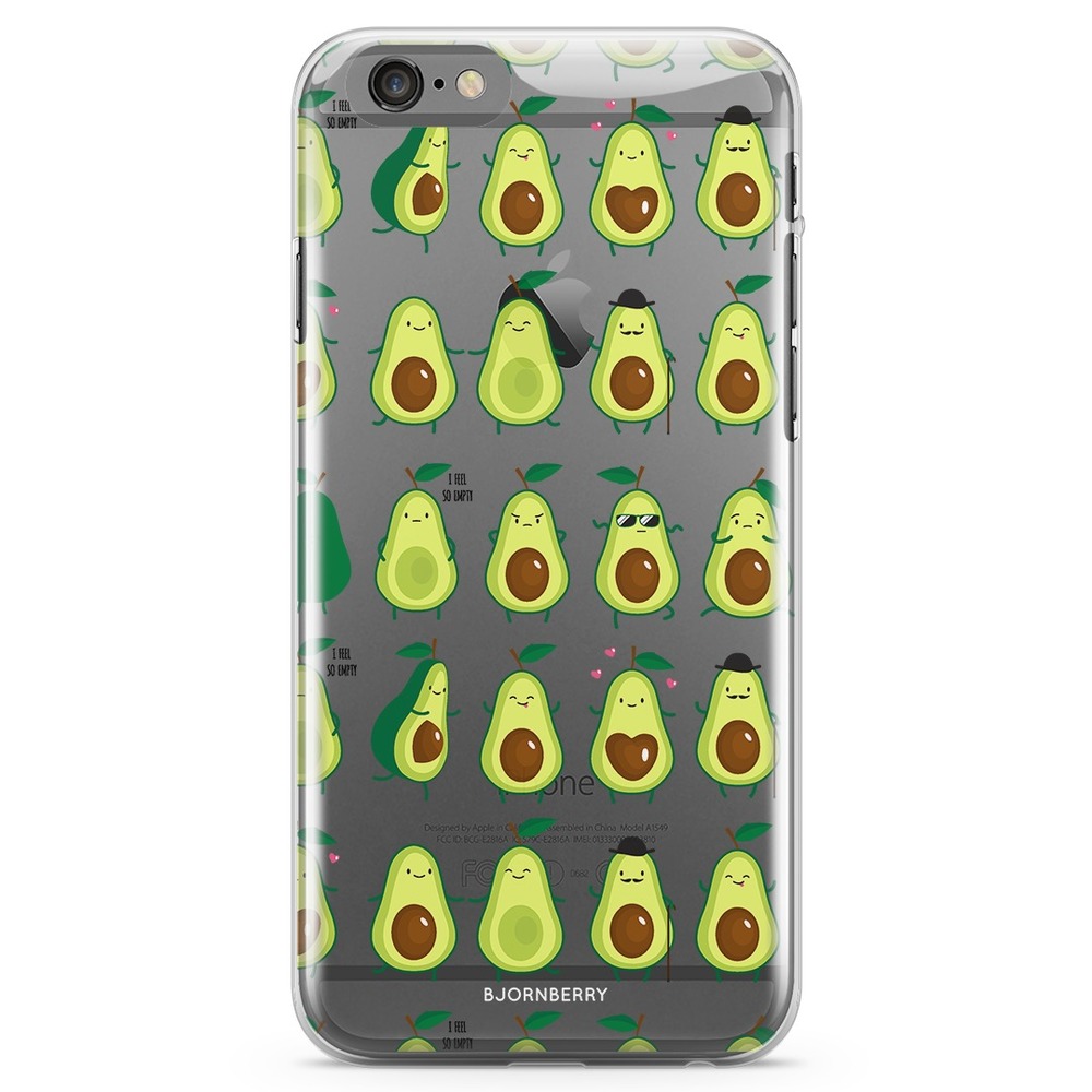 iPhone 6 Plus/6s Plus TPU Case - Avocado Pattern