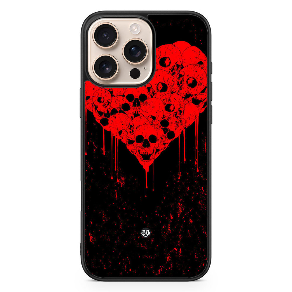 iPhone 16 Pro Max Case - Skull Heart