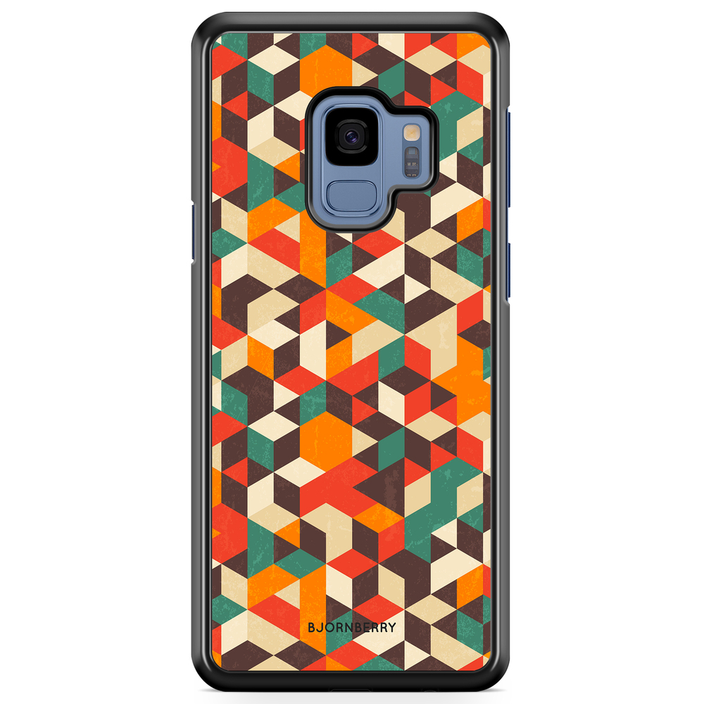 Samsung Galaxy S9 Case - Retro Geometric