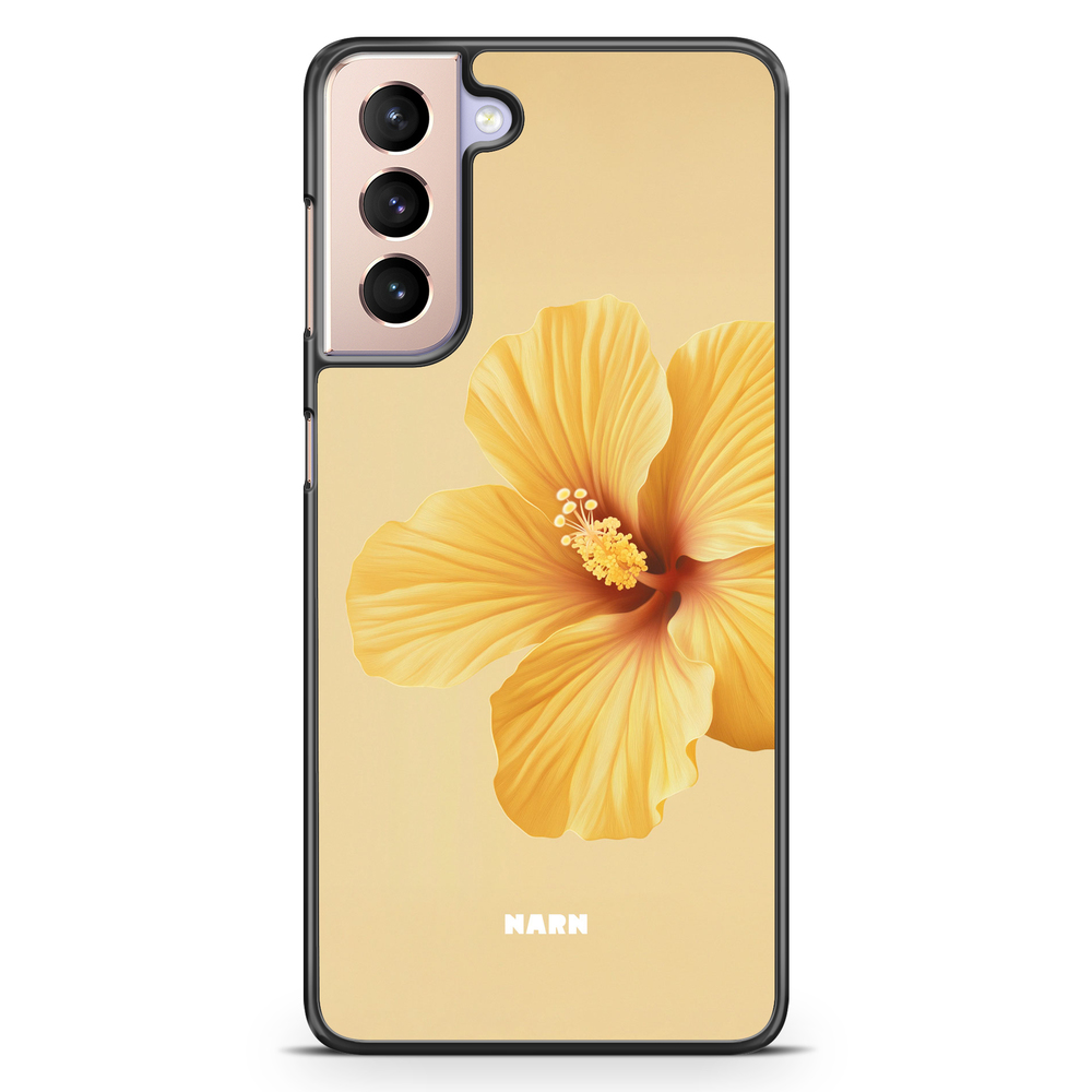 Samsung Galaxy S21 Case - Hibiscus Era - Lemon