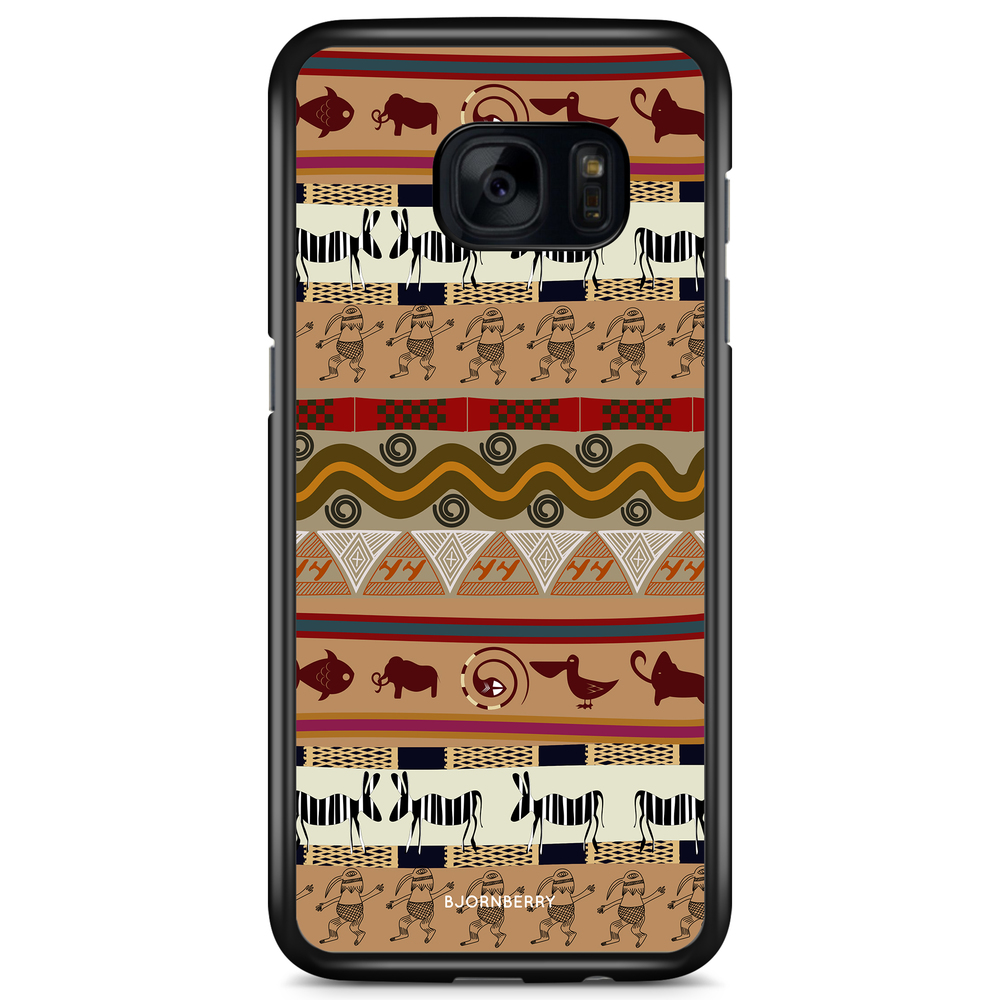 Samsung Galaxy S7 Edge Case - Animal Aztec