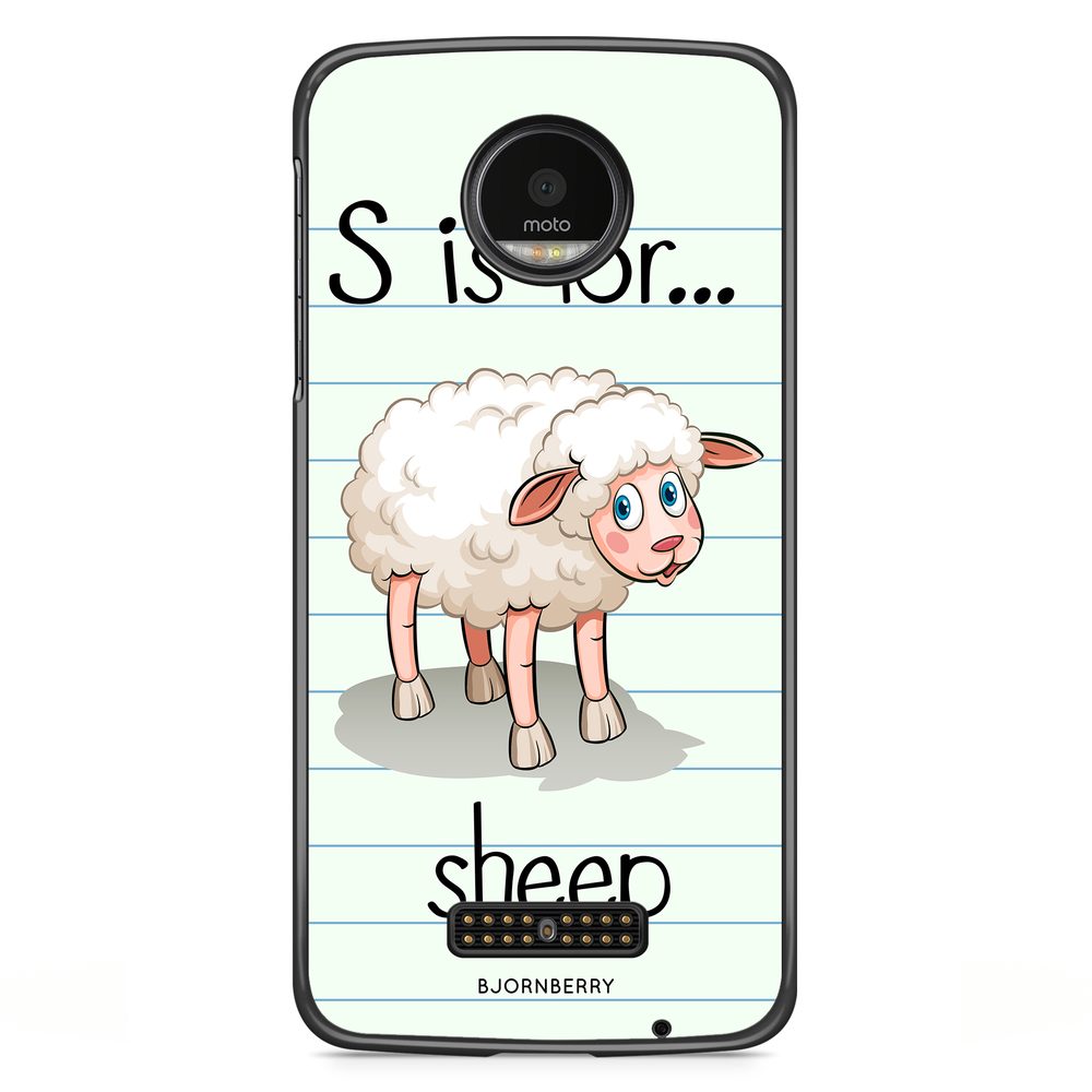 Motorola Moto Z Skal - S is for Sheep