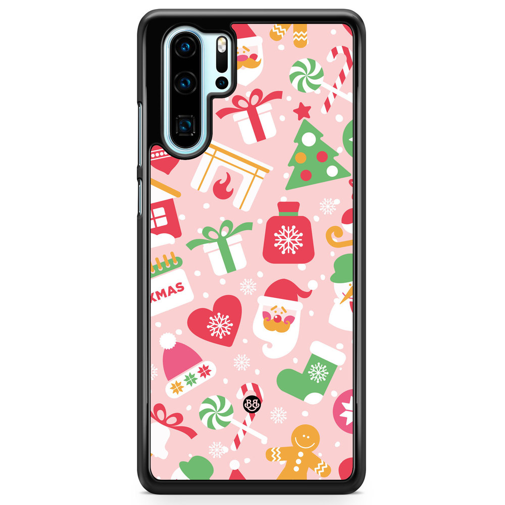 Huawei P30 Pro Case - Pink Christmas