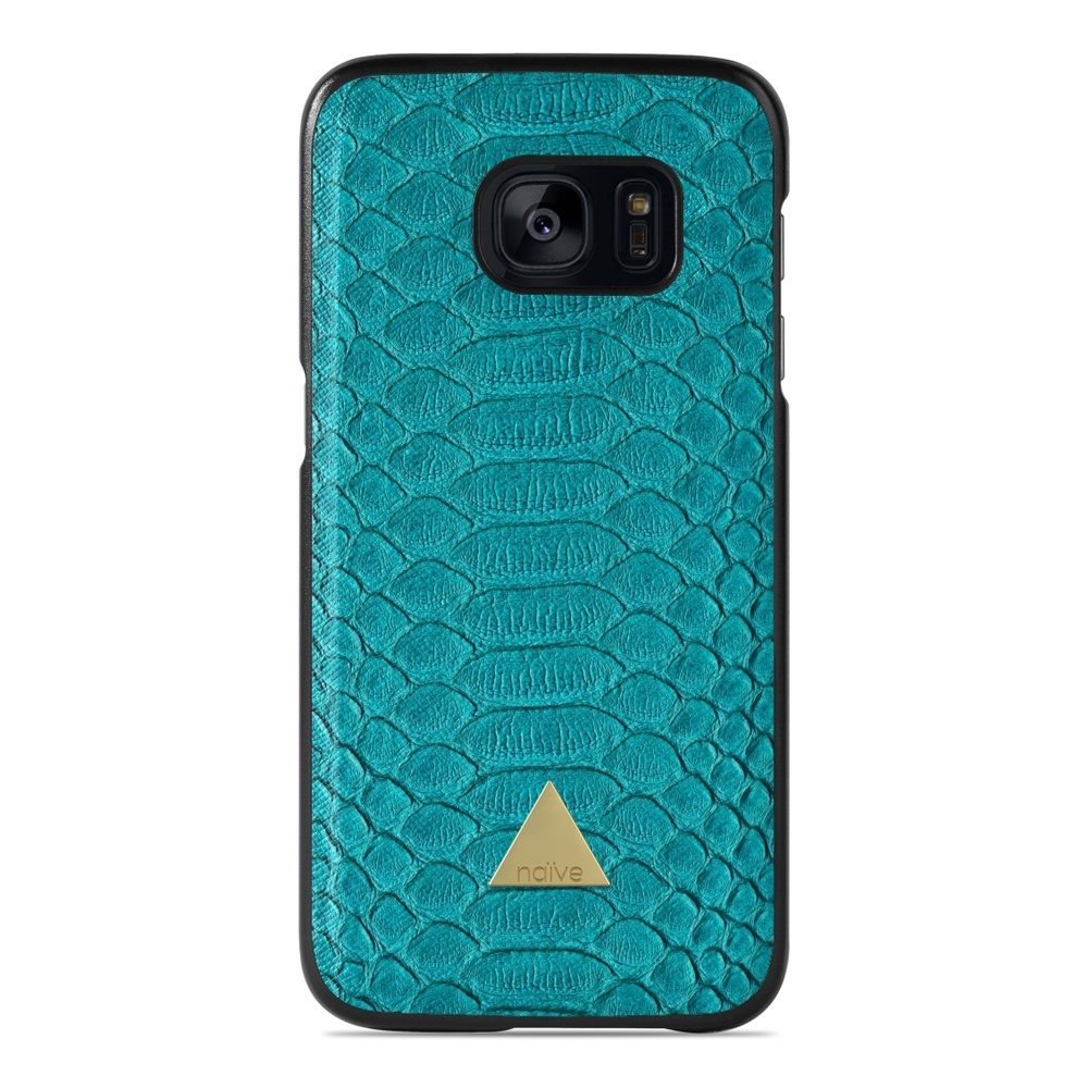 Naive Samsung Galaxy S7 Case - Turquoise Snake