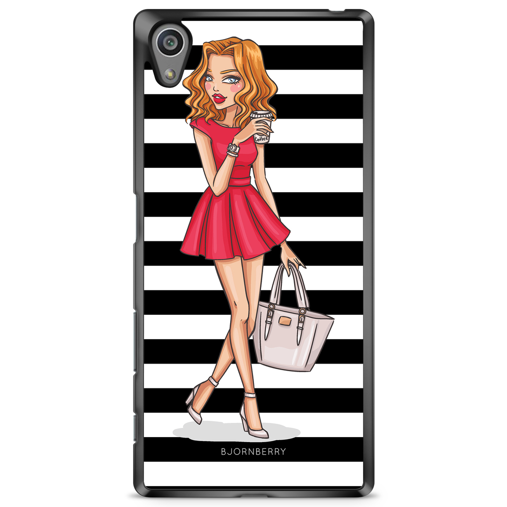 Sony Xperia Z5 Premium Case - Fashion Girl Red