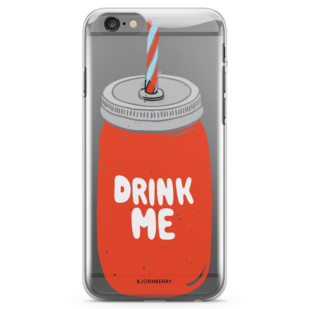 iPhone 6 Plus/6s Plus TPU Case - Drink Me