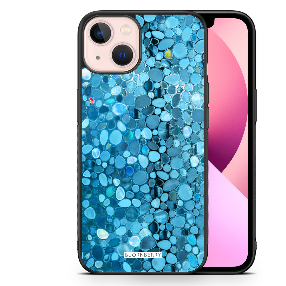 iPhone 13 Case - Stained Glass Blue