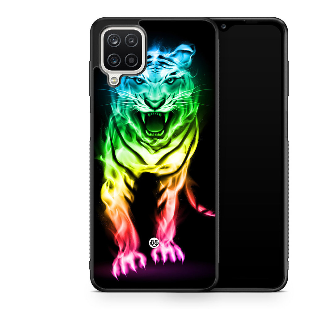 Samsung Galaxy A12 Case - Fire Tiger