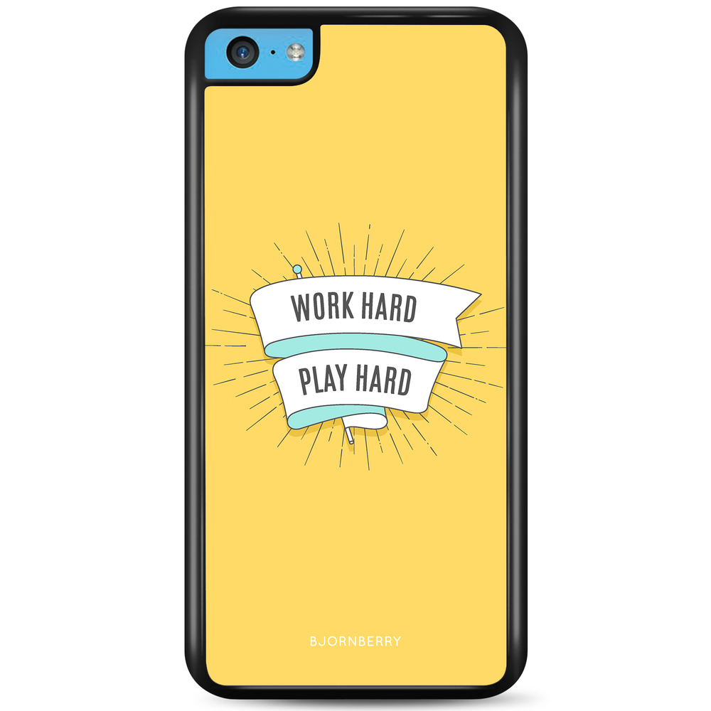 iPhone 5C Case - Work hard play hard