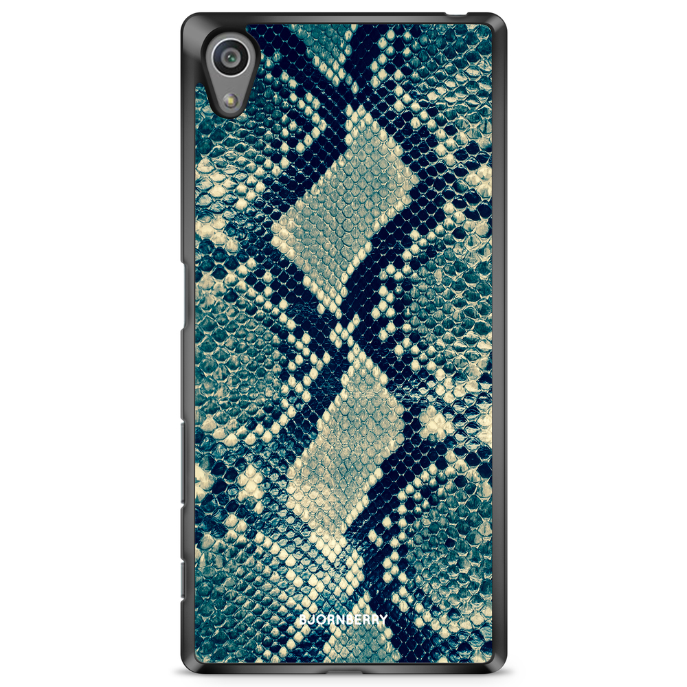 Sony Xperia Z5 Premium Case - Blue Snakeskin
