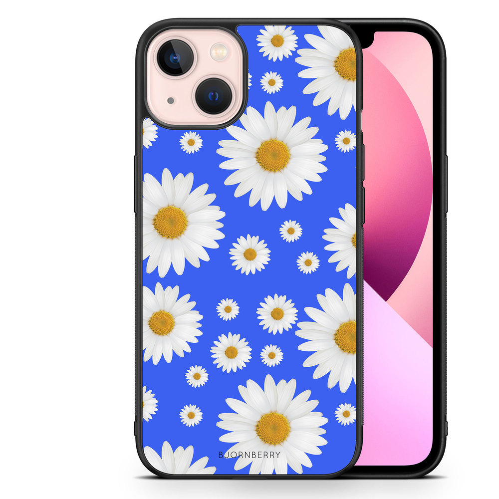 iPhone 13 Case - Blue Daisy Flowers