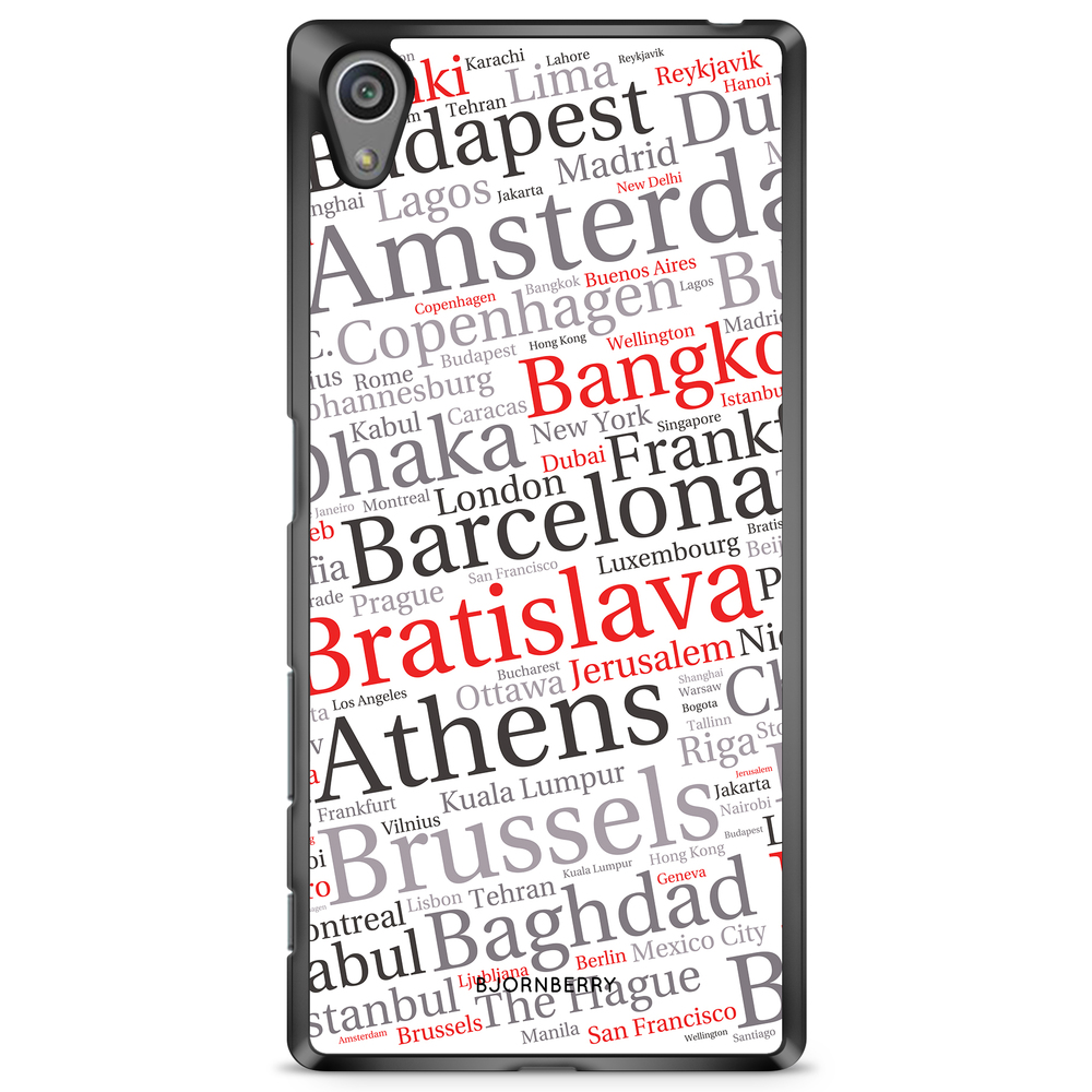 Sony Xperia Z5 Premium Case - City Names