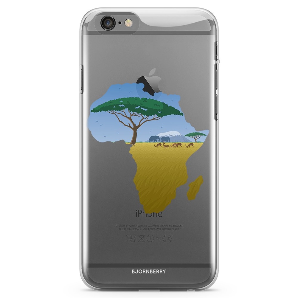 iPhone 6 Plus/6s Plus TPU Case - Africa Blue