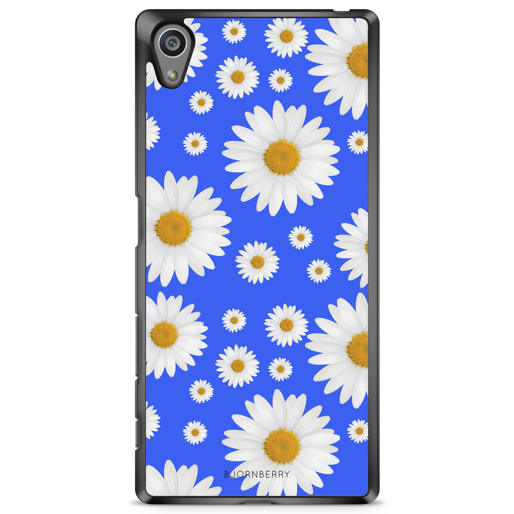 Sony Xperia Z5 Premium Case - Blue Daisy Flowers