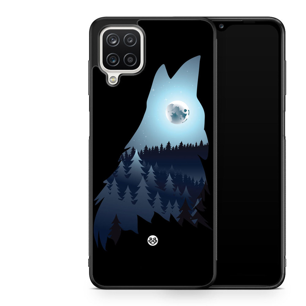 Samsung Galaxy A12 Case - Forest Wolf