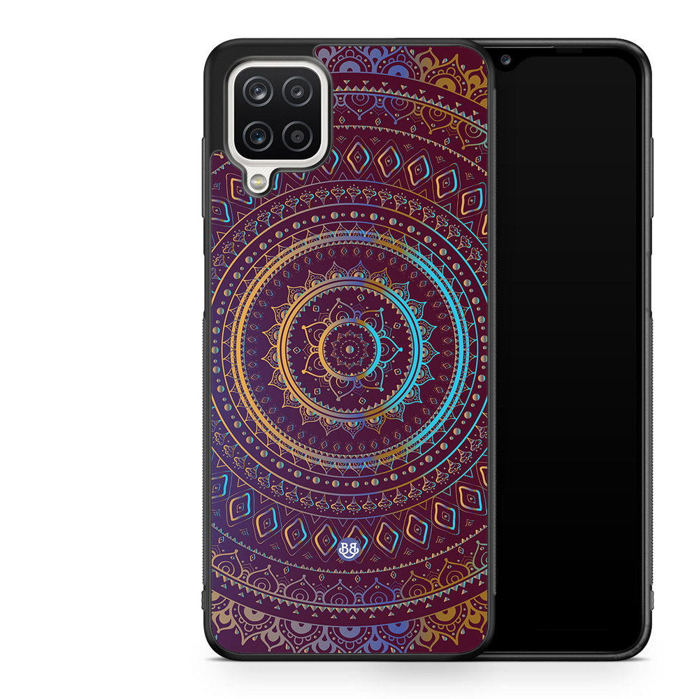 Samsung Galaxy A12 Case - Purple Mandala