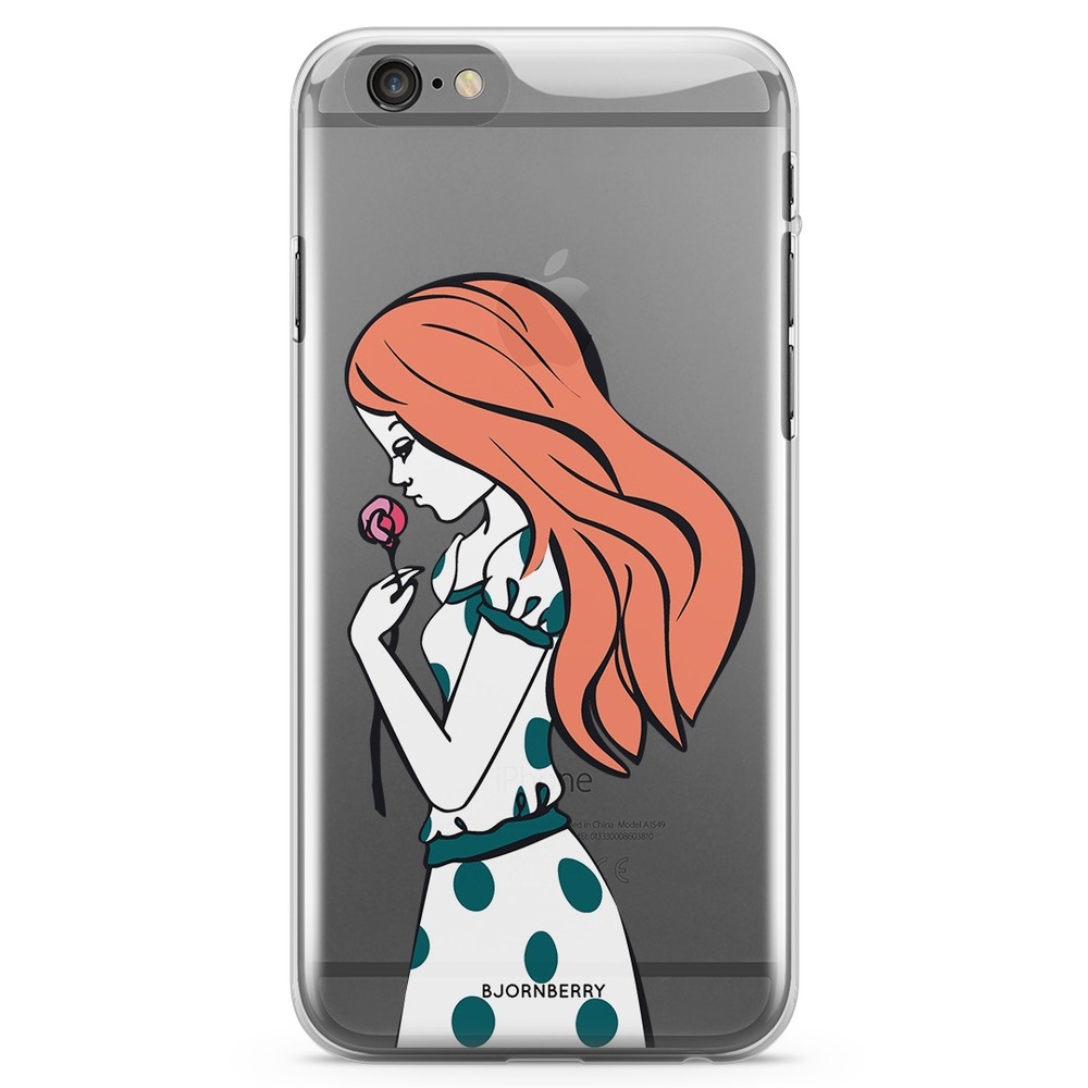 iPhone 6 Plus/6s Plus TPU Case - Girl Rose