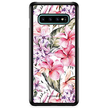 Samsung Galaxy S10 Skal - Vattenfärg Blommor