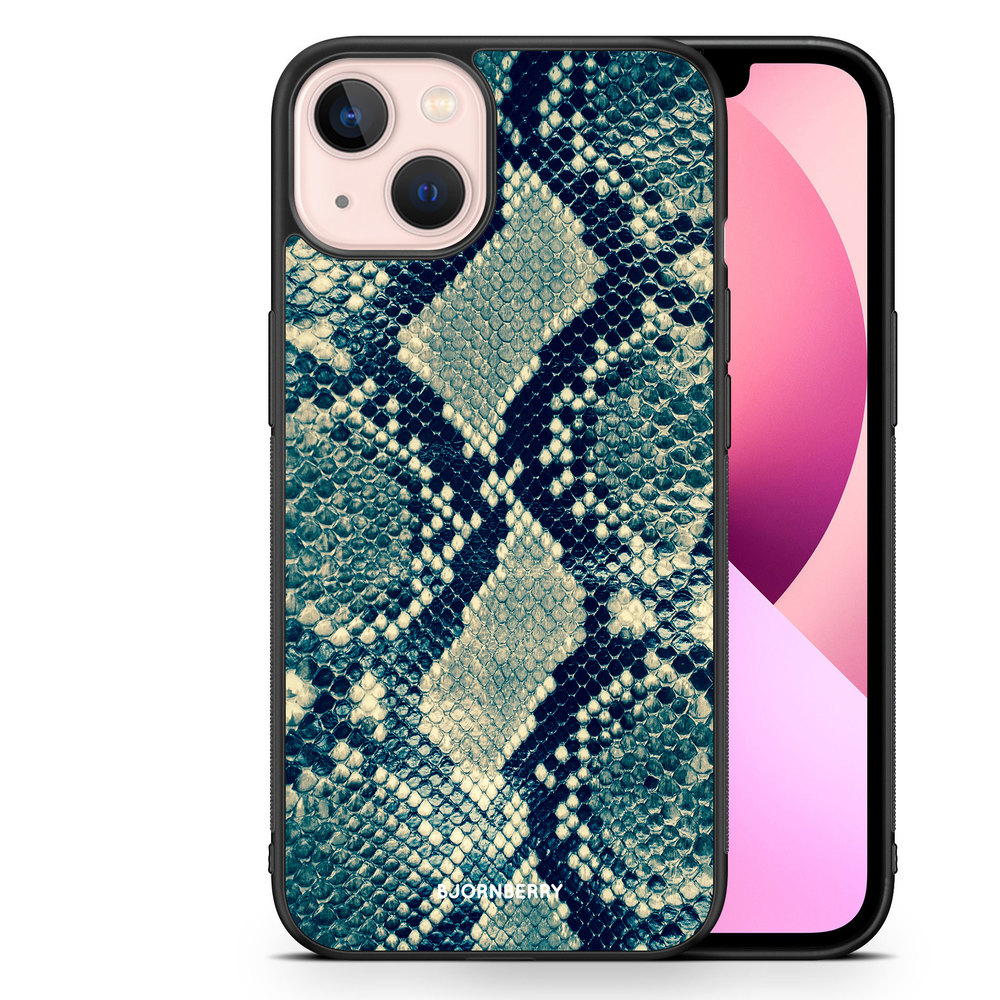 iPhone 13 Case - Blue Snakeskin