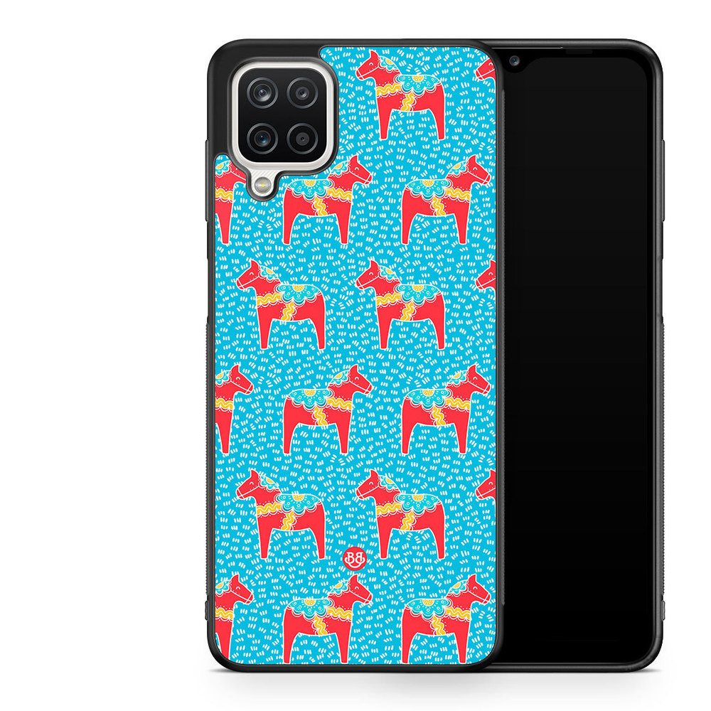 Samsung Galaxy A12 Case - Dala horse Pattern