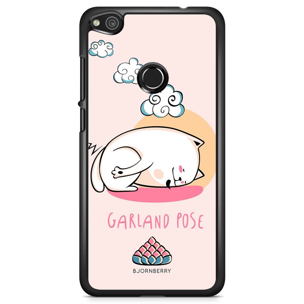 Huawei Honor 8 Lite Case - Yoga Cat Garland